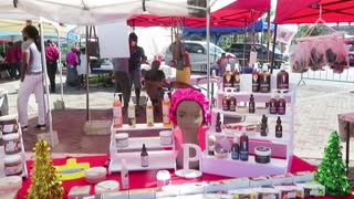 The annual Craft Fair in the National Heroes Square in Barbados