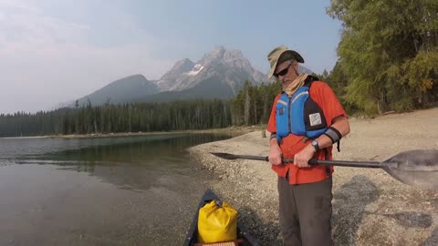 Canoeing Jackson Lake Wyoming (Teton National Park)