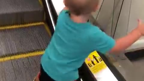 Elevator vs. Two year old