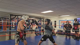 Joey sparring Nico 1/25/24