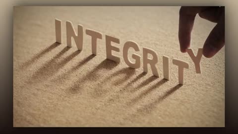 Maintain your integrity