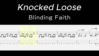 Knocked Loose - Blinding Faith [ Bass Tab and song ]
