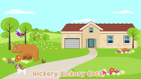 Hickory Dickory Dock | Nursery Rhymes And kids Songs | Doodle Dickory