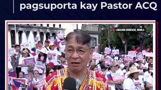 Mga Indigenous People sa Mindanao, nakiisa sa prayer rally bilang pagsuporta kay Pastor ACQ