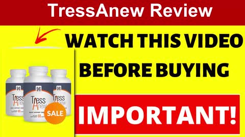 TressAnew Review 2021 - TressAnew Reviews - tressanew Really Works_