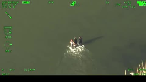 NEW: Video from a Texas DPS helicopter shows a huge group of more than 100 illegal immigrants