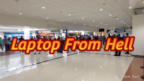 Laptop from hell - airport announcement