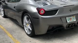 Ferrari 458 cold start