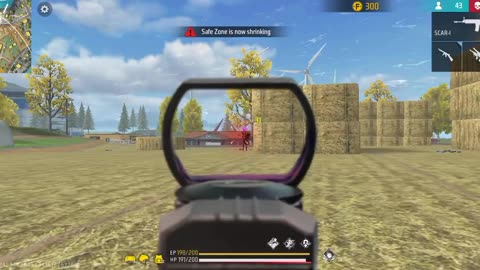 Free fire,booyah in BR rank ,killed enemy