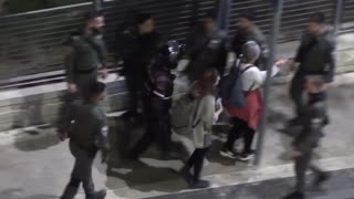 Israeli Police Break Up Anti-War Protest In Jerusalem (Israel-Gaza War 2023)