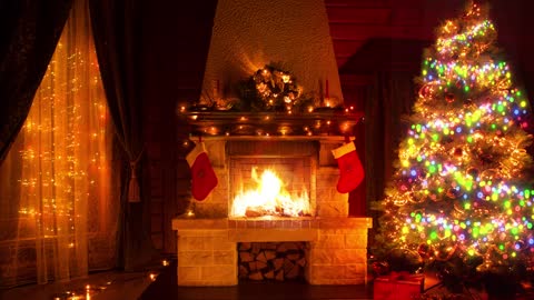 Cozy Christmas Music With Fireplace 🔥 Relaxing Christmas Classic Music 🔥"Christmas Ambience"