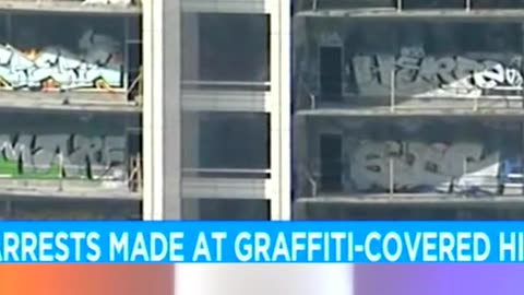 Taggers Continue Flocking To DTLA To Decorate Abandoned Skyscraper