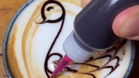 Swan Latte Art HACK 🦢