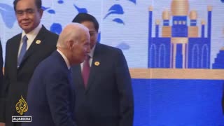 ASEAN summit: US president meets bloc's leaders in Cambodia