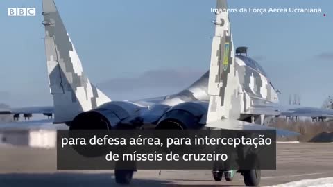 Guerra na Ucrânia: o piloto que 'caça' mísseis russos