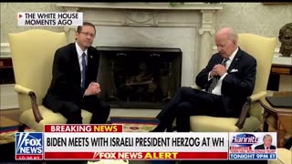 Joseph Martelli jjm7777 Joe Biden and Israel president Issac Herzog