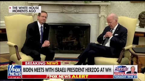 Joseph Martelli jjm7777 Joe Biden and Israel president Issac Herzog