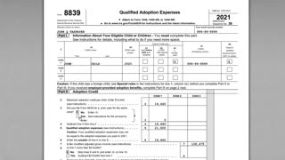 How to Complete IRS Form 8839 - Qualified Adoption Expenses