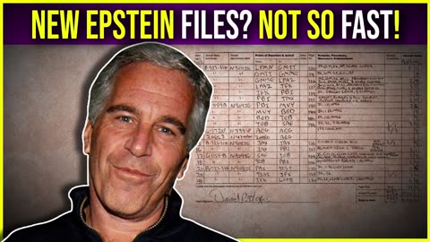 Epstein Files Unsealed? List Lose Online? NOPE!!!