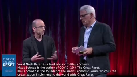 WEF Prophet, Yuval Noah Harari On humanity: “What do we need humans for? ...