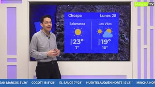 EL TIEMPO EN LA REGIÓN - LUNES 28 DE AGOSTO