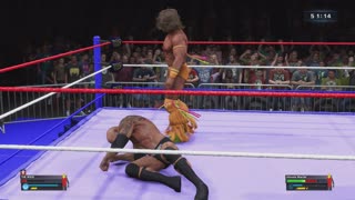 MATCH 71 THE ROCK VS THE ULTIMATE WARRIOR WITH COMMENTARY