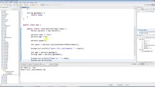 Learn Java Tutorial for Beginners, Part 15: Getters and Return Values