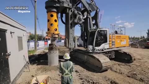 Incredible Modern Construction Equipment Machines Technology. Ingenious Extreme Construction Workers