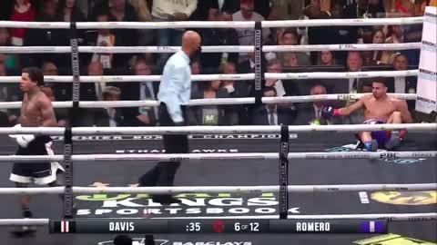 Gervonta Davis KO's Rolando "Rolly" Romero in RD6