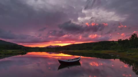 WOW an incredible aurora dance compilation norway summer 🤩