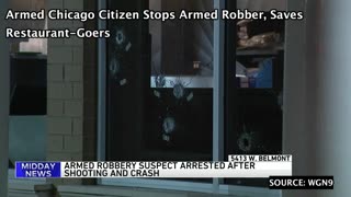 Armed Chicago Citizen Stops Armed Robber, Saves Restaurant-Goers