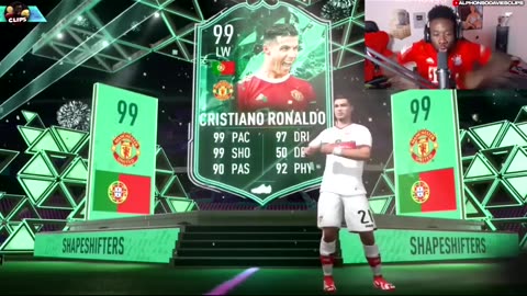 Alphonso Davies packs 99 SHAPESHIFTERS RONALDO