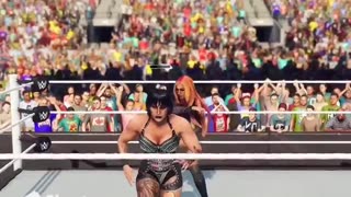 WWE 2K24 RHEA RIPLEY VS BECKY LYNCH