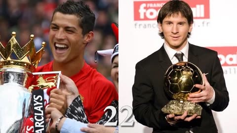 cr7 vs messi transformation..