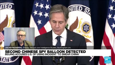 Is china suspected spy balloon 'throwing' a rock into the pool