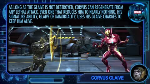 Marvel Contest of Champions' Corvus Glaive Marvel 101