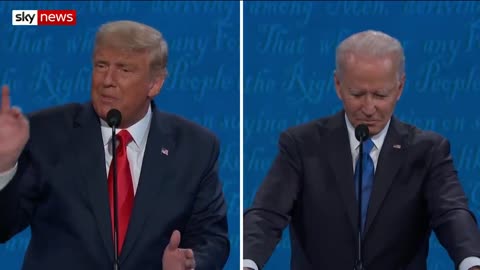 Trump and Biden face off in final US presidential debate - highlights