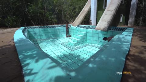 Build Amazing Millionaire Swimming Pool Around Multi Stories Villa