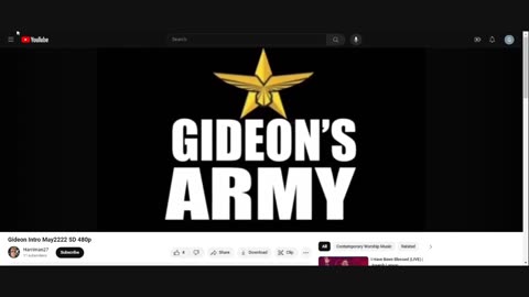GIDEONS ARMY WED 1/17/24 @ 930 AM EST