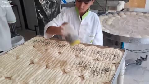 13 Years Old Baker!!! He Is So Fast And Smart In Baking Bread| Cooking Barbari Bread