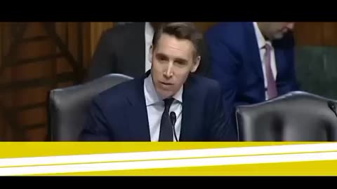 The Whole Room Erupts in Laughter as Senator Josh Hawley Question Dumb Climate Change Activist