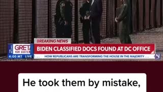 Biden’s Classified Docs Found At DC Office