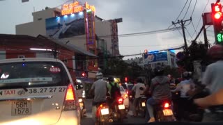 Experience driving conditions in Vietnam's largest city