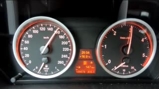 BMW X6 E71 40D Acceleration test to 180