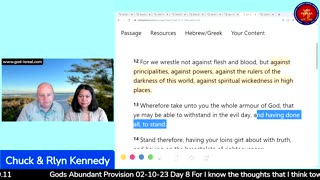 God Is Real 02-10-23 Gods Abundant Provision Day 8 - Pastor Chuck Kennedy