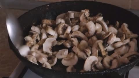 Mushroom Mushrooms Food Delicious Frying Pan