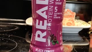 Drinking Ready Protein Water, Black Cherry Flavored, Dbn, MI, 4/7/24