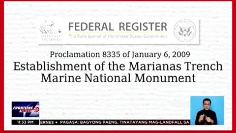 Fact CheckED:Marianas Trench, hindi bahagi ng Pilipinas