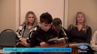 WATCH: Brave 6th Grader Reads Text From Gross Book in His School Library