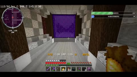 VOD from 4/9/2023 - Sunday Night Minecraft - On the Road to Verified - (Part 2)
